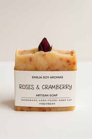 Roses & Cranberry Goat Milk Soap