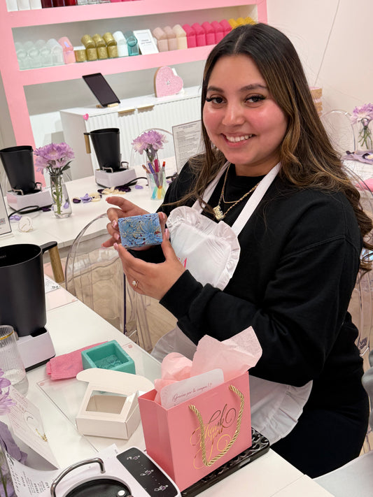 Create your own candle & soap experience for only $62