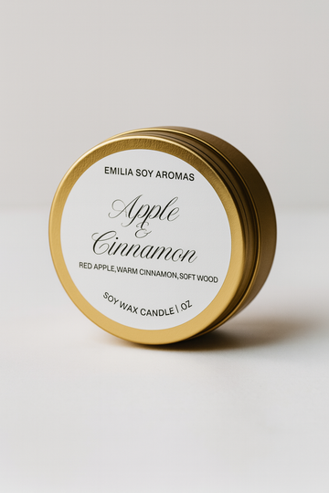 Apple & Cinnamon – 4 oz Wooden Wick Candle