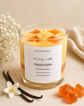 Cream Soda – Sweet & Nostalgic Candle 🍦🥤✨